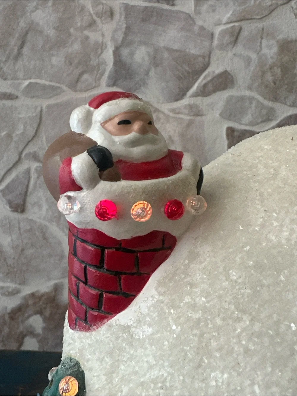 Vintage Hand Painted Ceramic Christmas Igloo